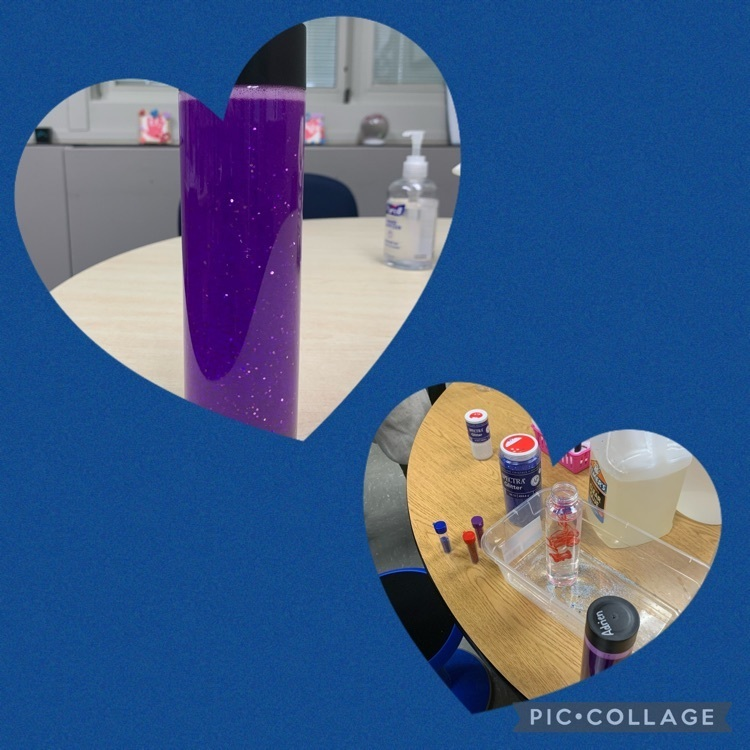 BartleSchoolHP's tweet photo. Today I made Calm Bottles with Mrs. Besas’ class. So relaxing! https://t.co/4X5hxTfn4N