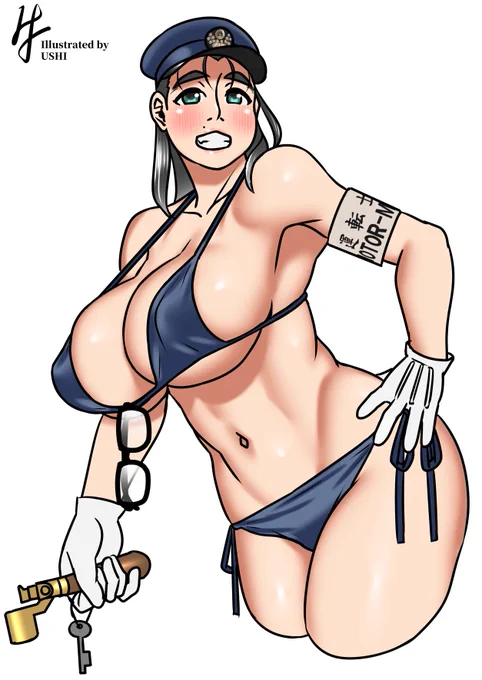 #くそ寒いので水着絵を貼る 