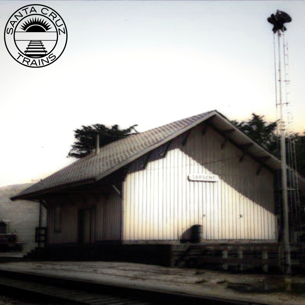 SantaCruzTrains's tweet photo. The Southern Pacific Railroad station at Sargent near Gilroy, 1940. Courtesy @WorthPoint #worthpoint Colorized using @MyHeritage #myheritage @DeOldify #deoldify #santacruztrains #californiahistory #santaclaracounty #gilroyca #sargentca #southernpacific #southernpacificrailro… https://t.co/vAuVbLEm9u