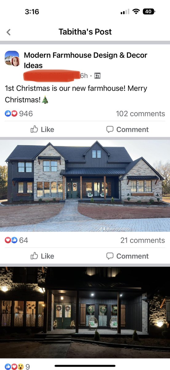 Can we stop with the farmhouse thing. My house IS a farmhouse and it sure doesn’t look like this 😂
