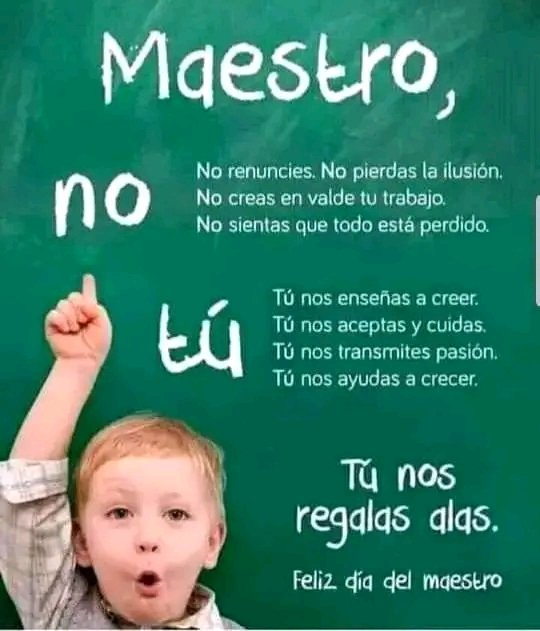“A todos nosotros, sin excepción, nos corresponde el papel de enseñar; a todos nosotros, sin excepción, nos corresponde el papel de maestros.#JuntarYVencer #CubaEduca #FidelPorSiempre #MejorSinBloqueo #CubaPorLaVida #CdiPedroMF <a href="/cubacooperaven/">Brigada Médica Cubana en Venezuela</a> @mmcvenFA
<a href="/AlicitaGonzalez/">Alicita Gonzalez Gonzalez</a>