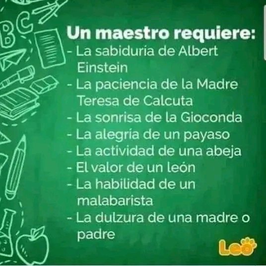 “A todos nosotros, sin excepción, nos corresponde el papel de enseñar; a todos nosotros, sin excepción, nos corresponde el papel de maestros.#JuntarYVencer #CubaEduca #FidelPorSiempre #MejorSinBloqueo #CubaPorLaVida #CdiPedroMF <a href="/cubacooperaven/">Brigada Médica Cubana en Venezuela</a> @mmcvenFA
<a href="/AlicitaGonzalez/">Alicita Gonzalez Gonzalez</a>