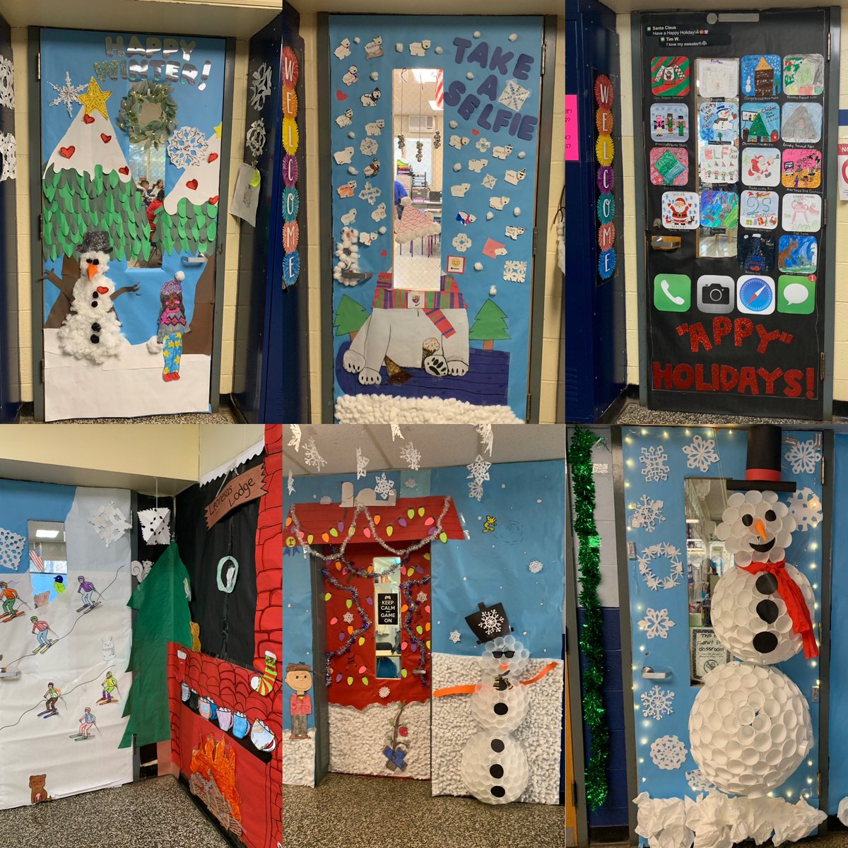 highlandparkea's tweet photo. Happy Holidays from HPEA! We hope you have a safe and restful winter break! See you in 2023! #WeAreNJEA #Holidays
Pictures 1-5: Bartle Door Decorating!
Picture 6: Irving Staff celebrating the holidays!
Picture 7-8: HS Door Decorating! https://t.co/pDsuRdNv6J