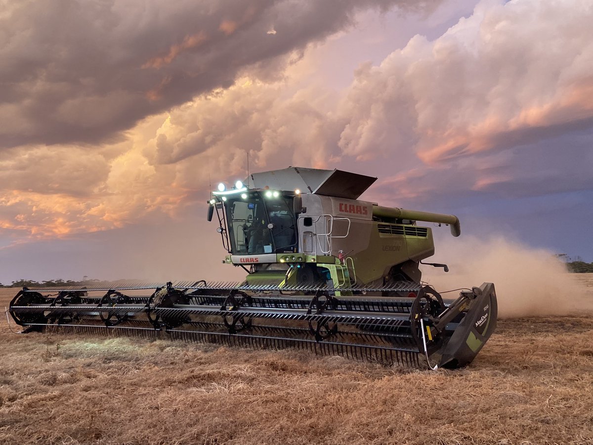 Fires, breakdowns, rocks in places they shouldn’t be, too many storms and heavy down pours to count, but finally finished lentils for 2022 last night. Massive Happy Dance! 
(Photo from Tuesday night before the storm)