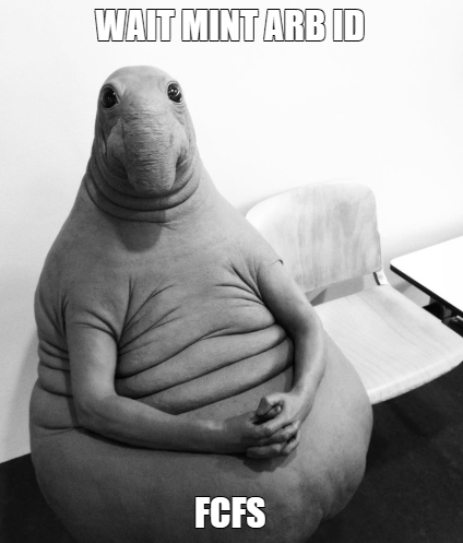 Ждун ждет событие Арбитрум айди, всего 20000 😉