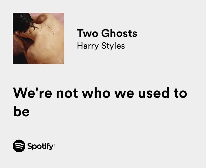 harry styles / two ghosts