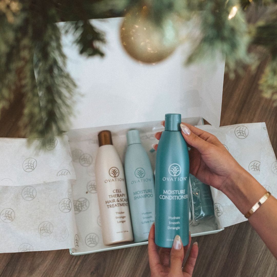 Playing festive games this year like White Elephant or Secret Santa? #OvationHair Products is a perfect gift! 😉✨💙🎉🎁