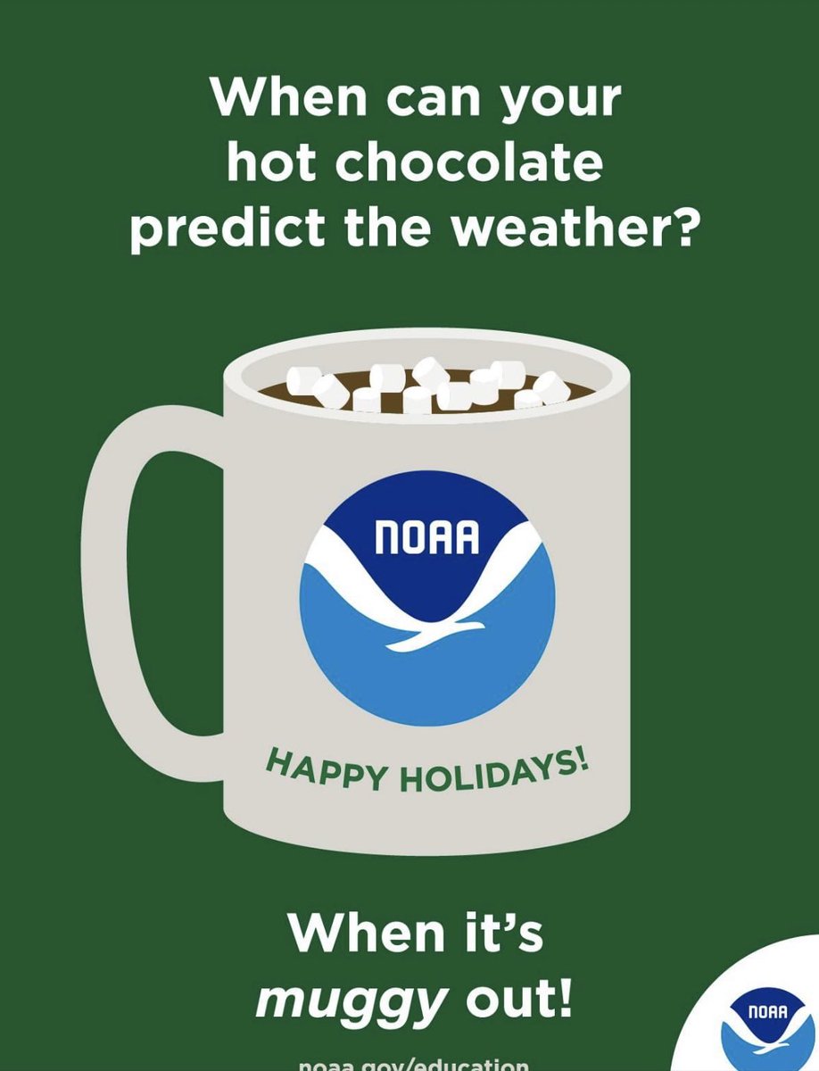 Here’s a little holiday fun to celebrate yesterday’s First Day of Winter — holiday cards from our friends at NOAA (with connected educational resources)! #NOAAeducation linktr.ee/scigirls