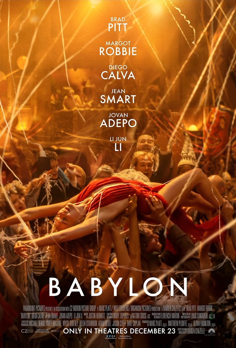 DiscussingFilm's tweet image. 'BABYLON' is now at 58% on Rotten Tomatoes with 148 reviews. 

Read our review: bit.ly/DFBabylon