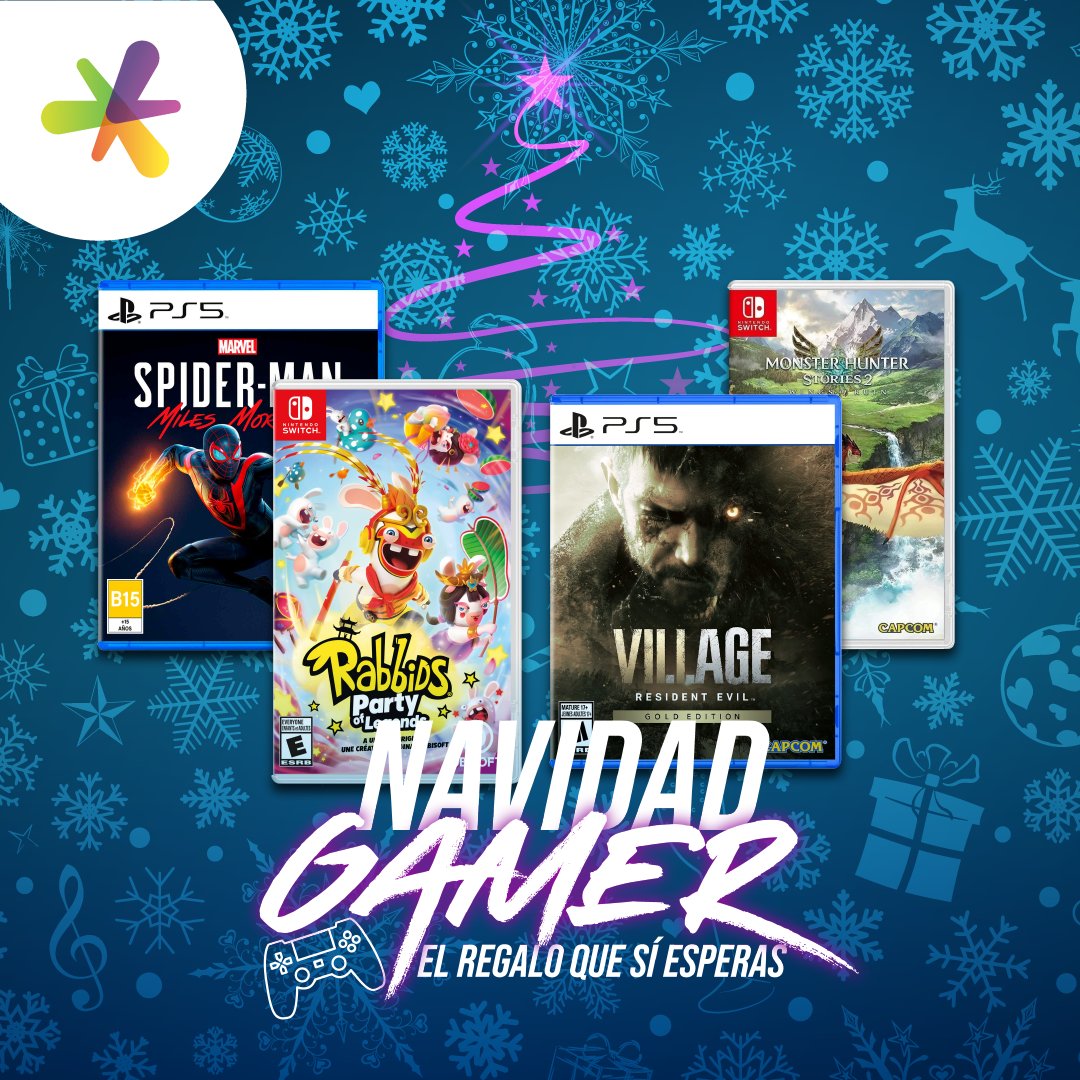 AquistarMX's tweet photo. 🌟🌲Aprovecha nuestros precios especiales para esta época navideña y llévate tus juegos favoritos🌲🌟 https://t.co/IOHcX4xwrT