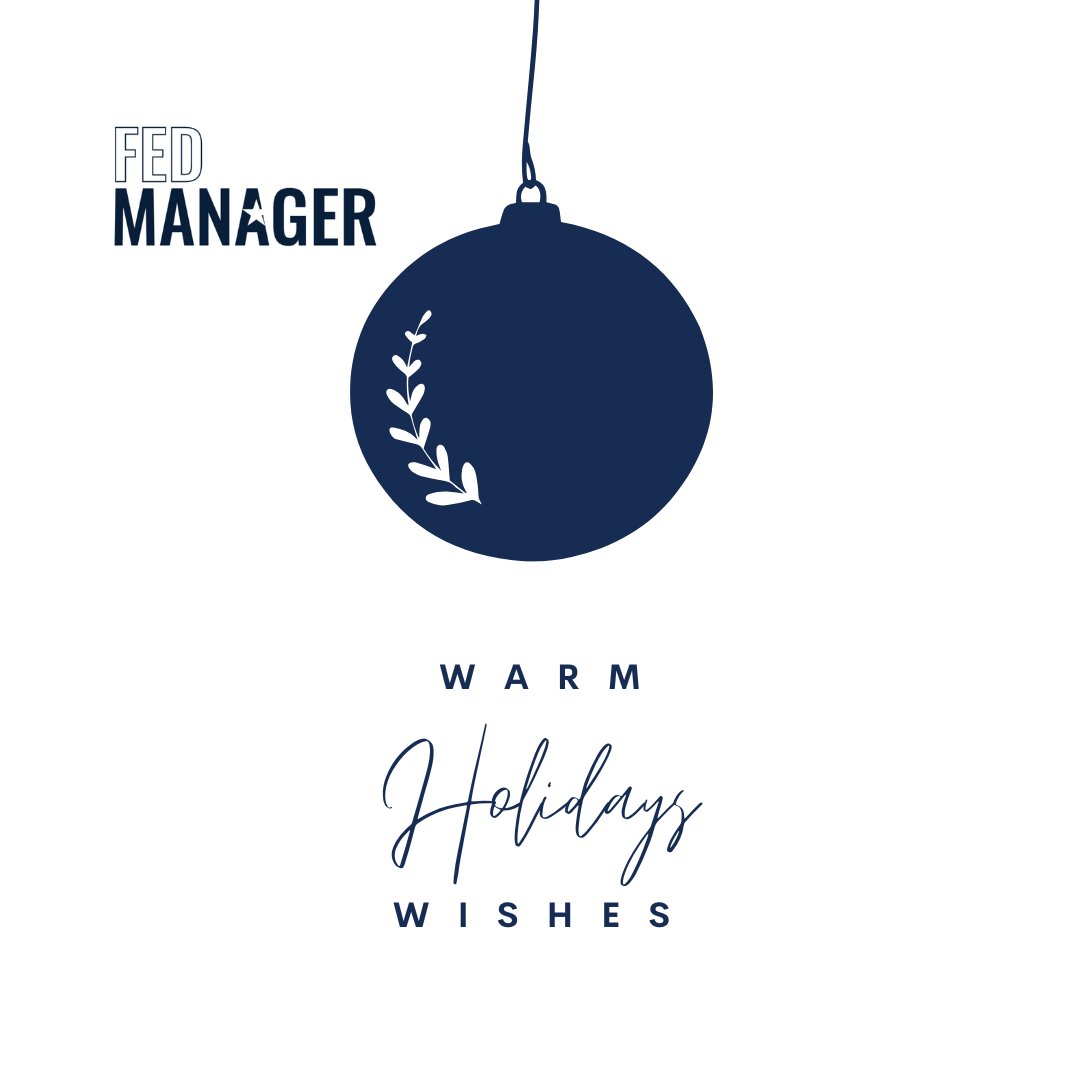 Wishing you a Happy Holiday and a joyful New Year. Best wishes from your friends at FEDmanager
#holidayseason