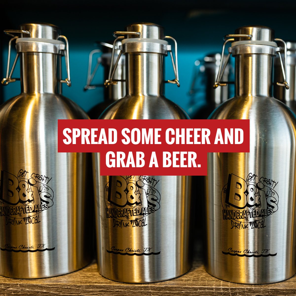 OrigBJsPizza's tweet photo. Eat, drink, and be merry by picking up a growler from us! https://t.co/xrvVlOCqHq