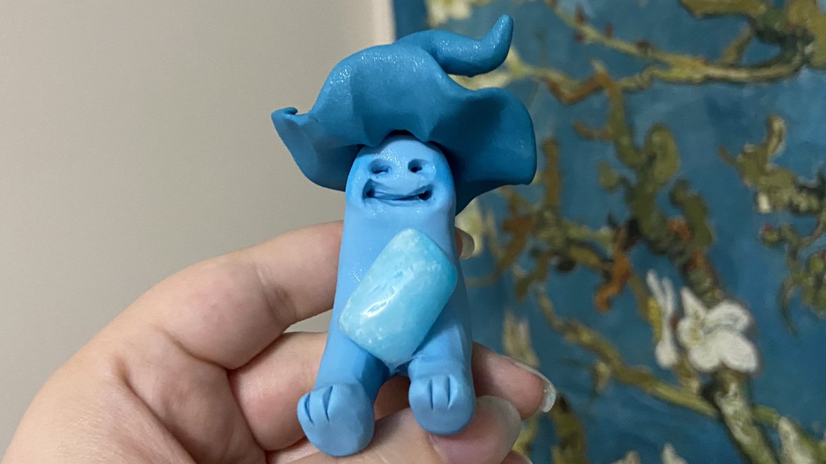 mushm0on's tweet photo. Blue aragonite Thom 💎✨ https://t.co/Z2cAkSQkL1