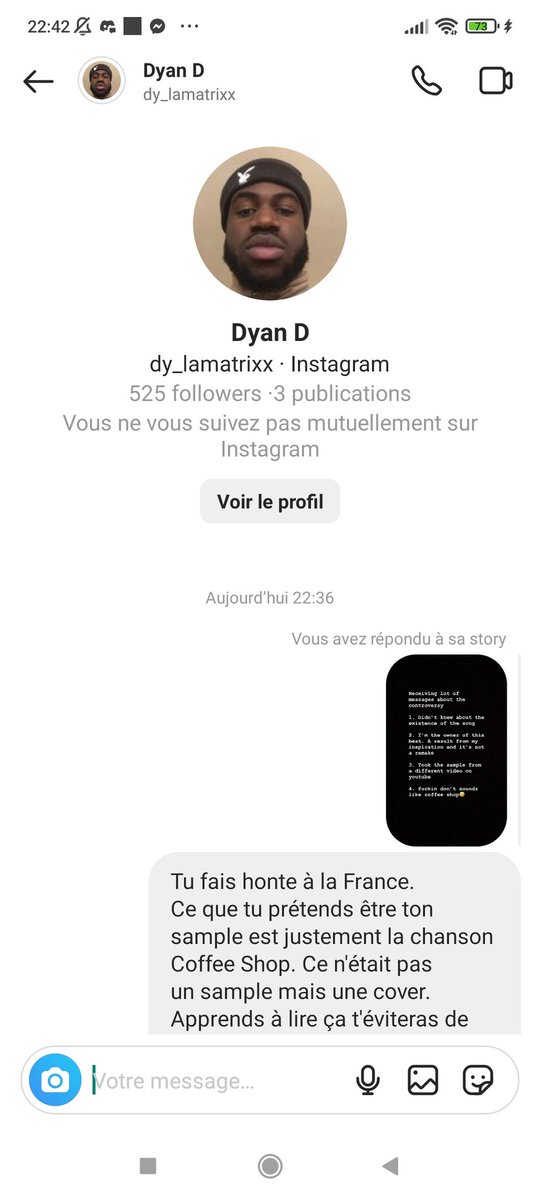 celint's tweet photo. On the BAP coffee shop / BAP controverse. I DMed the producer in french since he's half french. He openly says he doesn't care since he received his money already. Let's all not blame Er1c, the producer is obviously a scammer. https://t.co/ipZx8bSFlR