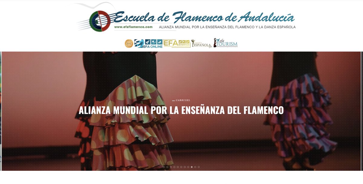 Hemos trasladado la web, con mejoras, a una nueva dirección con denominación más corta y contundente: EFAFLAMENCO.COM. En este nuevo sitio seguimos informando de todo lo referente a la EFA, sus sedes y eventos. ¡Asomáos a nuestra ventana flamenca! efaflamenco.com