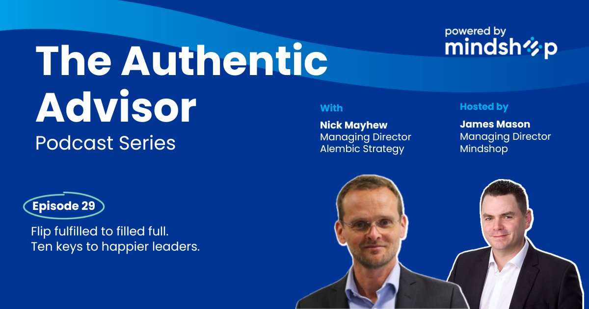Podcast out Jan 1 '23. Flip fulfilled to filled full. Ten keys to happier leaders with Nick Mayhew &amp; <a href="/JamesMason888/">James Mason</a>. Subscribe loom.ly/Rz80SRY 
What relevance does the Buddhist metaphor of the second arrow have for business advisors? #podcast #happiness #businessadvisors