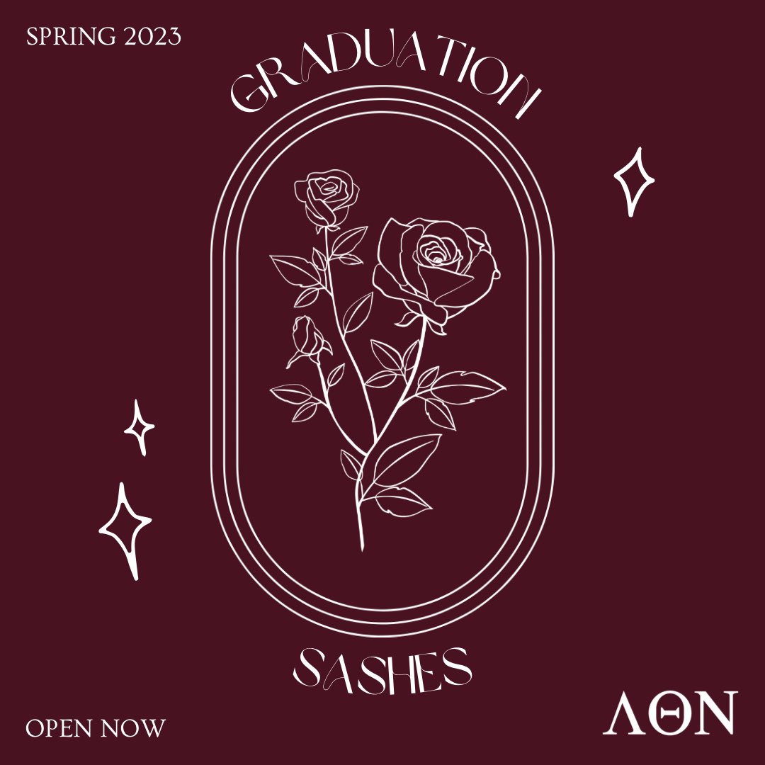Lambdas1986's tweet photo. 🌹Spring 2023 Graduates🌹
• Order your graduation sash for the DIAS Sashing Ceremony no later than February 5th, 2023 by 11:59pm PST.  Rush orders accepted from February 6th - February 19th. https://t.co/b1ZAASUgeb