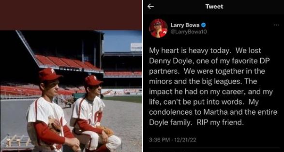 We are ALL better for knowing you (uncle) Denny Doyle💙🤍⚾️ Until we see you again 🙏 #doylebaseball #mlb #baseballinstructor #godlyman #restinpeace