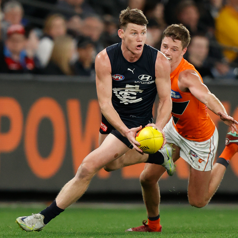 CarltonFC's tweet photo. The Club can confirm Sam Walsh last night underwent surgery to have a micro-discectomy procedure in his back.

He will unfortunately miss the beginning of the 2023 AFL season. 

We're wishing Walshy a speedy recovery.