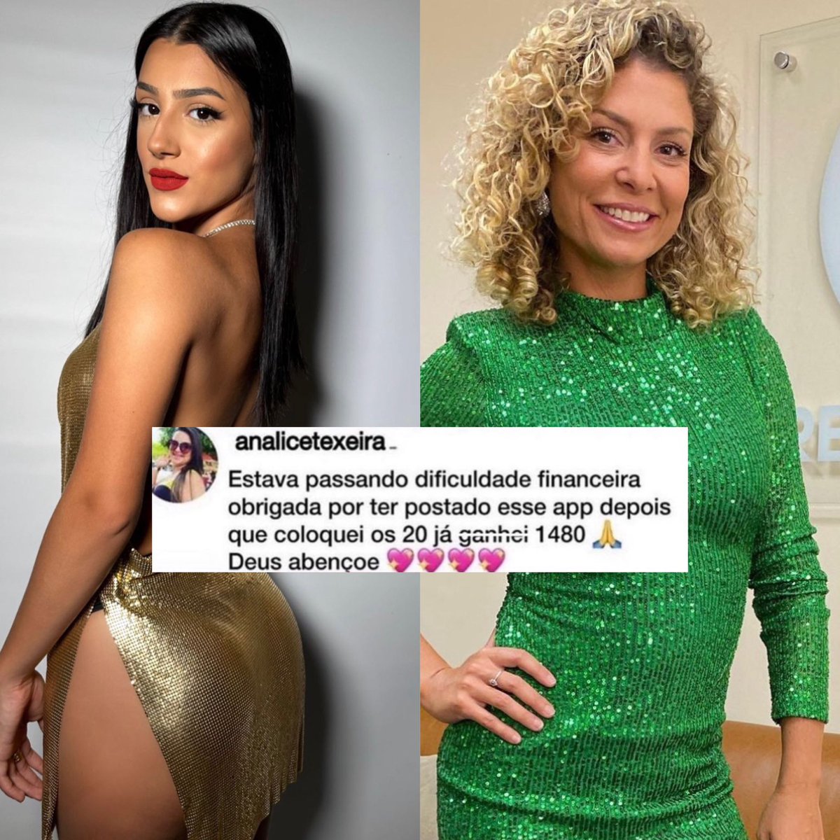 Influenciadoras divulgam joguinho que da 10 rodadas grátis e ta todo mundo ganhando muito por dia 🤑🤑