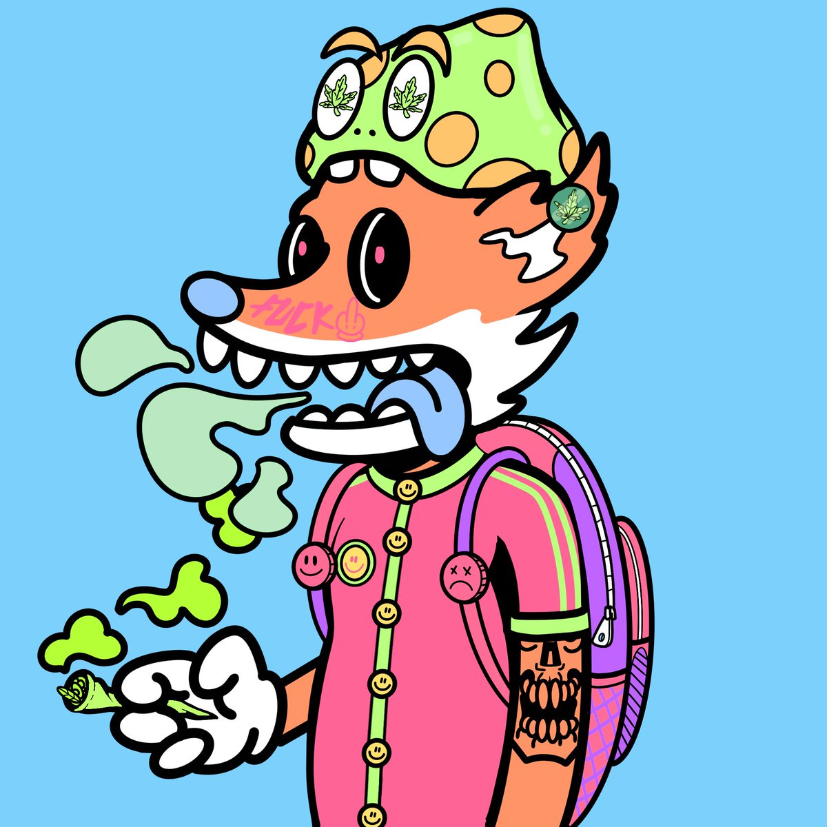 WeeFox4's tweet photo. Posting an NFT everyday until Snoop Dogg Retweet us. Day 48

#NFTCommunity #NFT #NFTcollections #Nftart #WeeFox #WeeFoxEveryday #NFTArts #420Life #StonerFam #cannabislife #SnoopDogg https://t.co/nSgOGCuhef