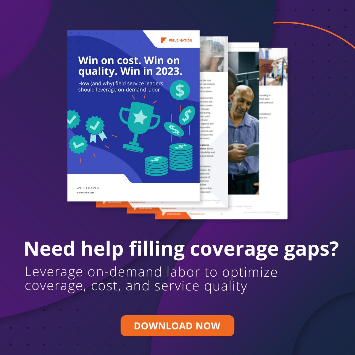 It’s time to bridge a key gap in the field service delivery model. Learn more about how adding an on-demand option to your blended workforce can help you minimize cost, maximize service quality, and win more work.

fieldnation.com/resources/cost…