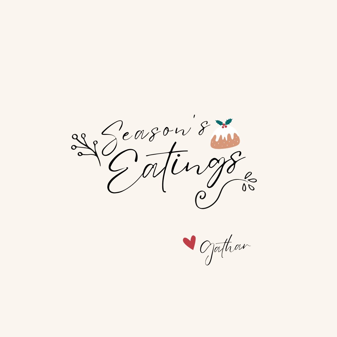 Season's Eatings 💫 From our Gathar family to yours, we hope your homes, hearts + tables are full this holiday season. An extra serving of thanks to our community of Culinarians who have been creating countless amazing dining these holidays ❤️