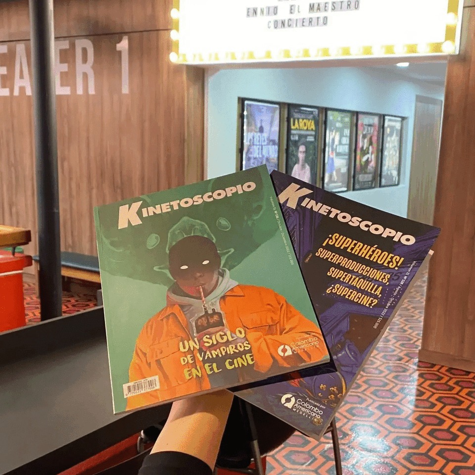 #Kinetoscopio
¡Nos alegra anunciar nuestra nueva edición! Gracias al apoyo de @comfama tendremos un nuevo número que presentará un top 22 con las mejores películas colombianas realizadas entre el año 2000 y el presente, elegidas por nuestros colaboradores habituales. (1/2)