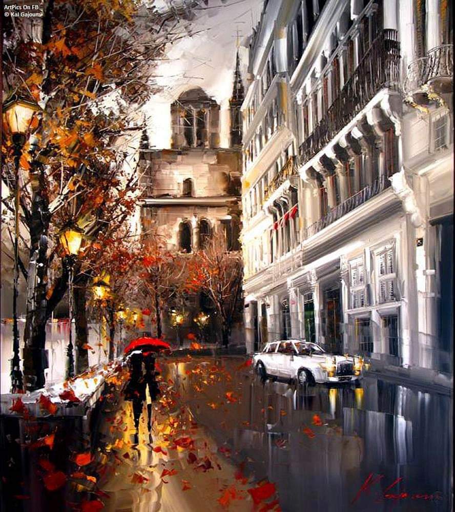 zeinab1803's tweet photo. Kal Gajoum 
Born in Tripoli 1968
Now lives in Canada
 Knife Palette/oil Painting https://t.co/fNV8LairYW