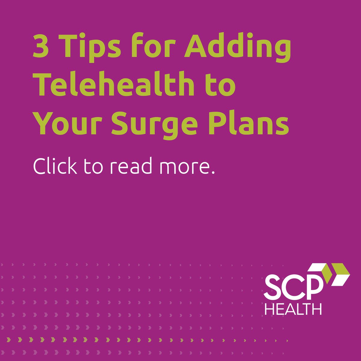 Surges can happen in any season or situation. Is your team prepared? Use these tips to add telehealth to your surge plans: bit.ly/3PPA4FG #TogetherWeHeal #healthcare #telehealth #surgesupport #virtualhealth #telemedicine