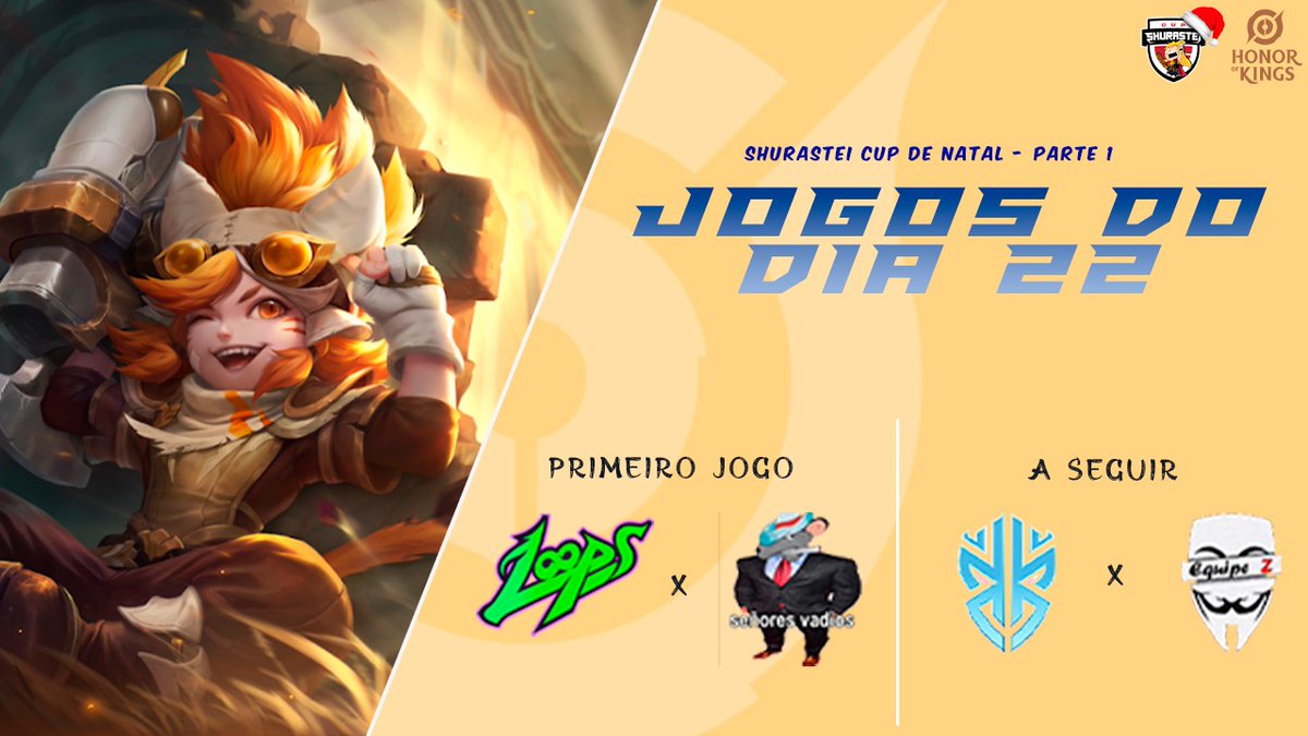 Shurasteiofc's tweet photo. Hoje é dia de SEMI FINAL do Shurastei Cup de Honor of Kings, O MAIOR CAMPEONATO AMADOR DO @HoK_BR 
Começa hoje as 20H: https://t.co/hXdeuCywul https://t.co/gSF74DUz2o