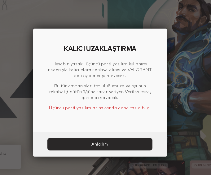 12 aralıkta hesabım çalındı ve daha 2 gün önce alabildim hesabı maili,şifresi her şeyi değişti. Bugün 23.12.2022 gece 1 suları hesaba girdim, yine hesabı çalmışlar rekabetçi maç oynuyordu ve diğer oyuncular bana senin hesabını çalmışlar ve hile kullanıyor çalan kişi dediler...