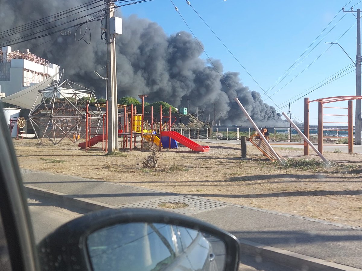 Otra vez el cordón industrial de las Comunas de Puchuncaví y Quintero. #seremidemedioambiente #tvn #MeganoticiasAlerta