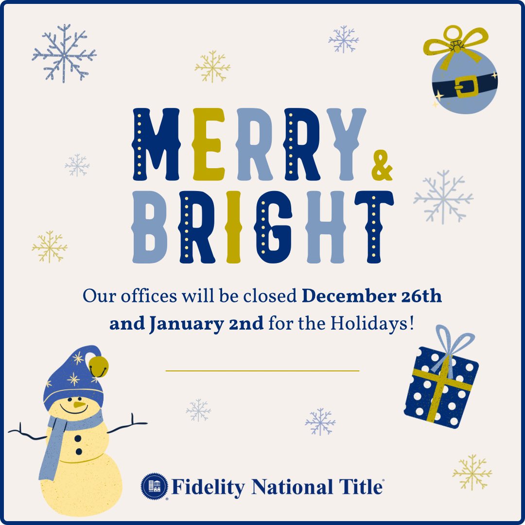 Be safe in this wintery weather and have a joyful season!❄️
.
#besafe #fidelitynationaltitle #joyfulseason #oregonrealestate