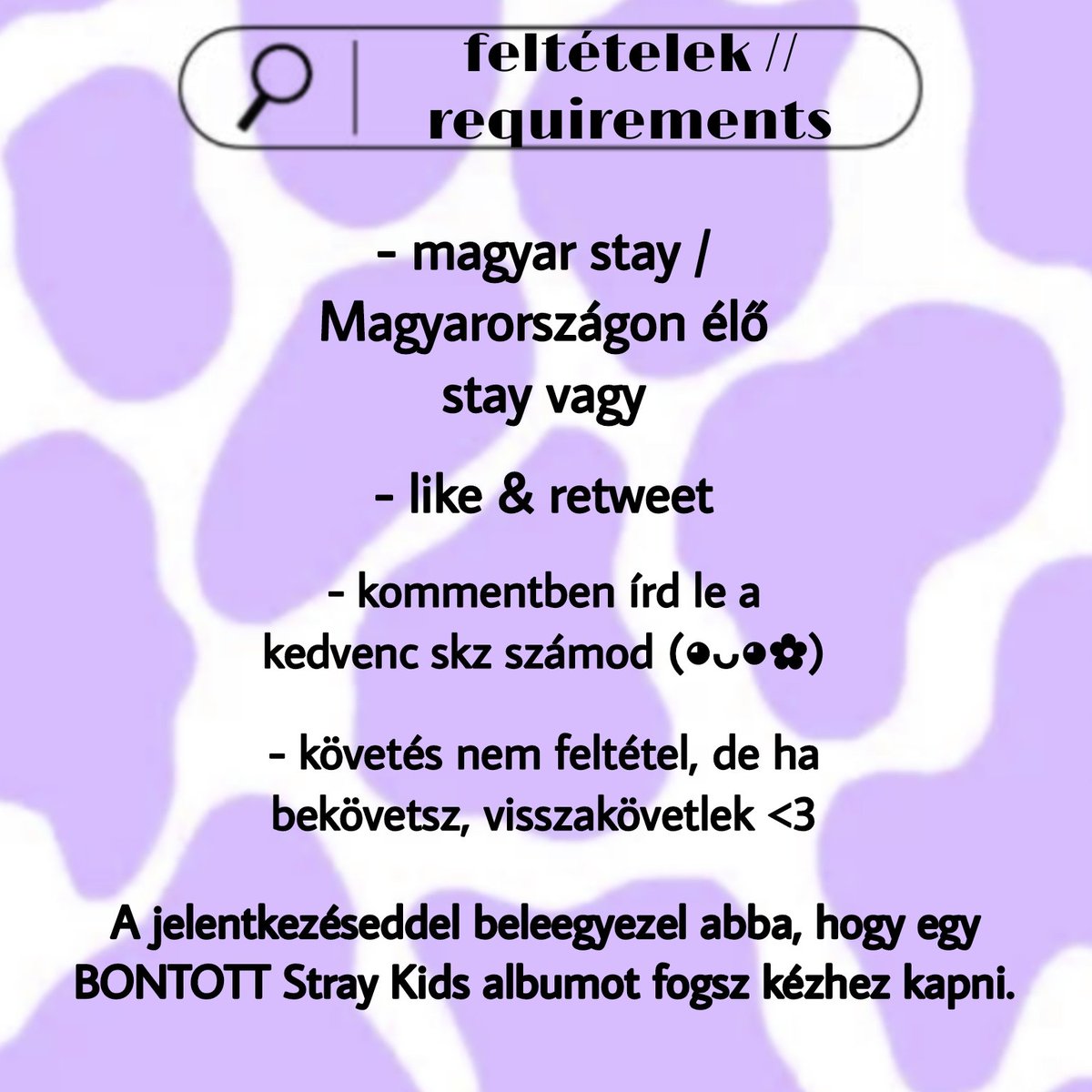 pocketracha's tweet photo. (⁠｡⁠•̀⁠ᴗ⁠-⁠)⁠✧ POCKETRACHA'S 1ST GIVEAWAY 

- CSAK Magyarországon belül 
- 2 nyertes
- jelentkezni 2023.01.01.-ig!
- részletek a képeken 

DISCLAIMER: mivel LeeKnow inclusionoket keresek, ezért ő nem lesz valószínűleg az albumokban, viszont pótolom egy másik taggal. <33 https://t.co/Pzih309OVQ