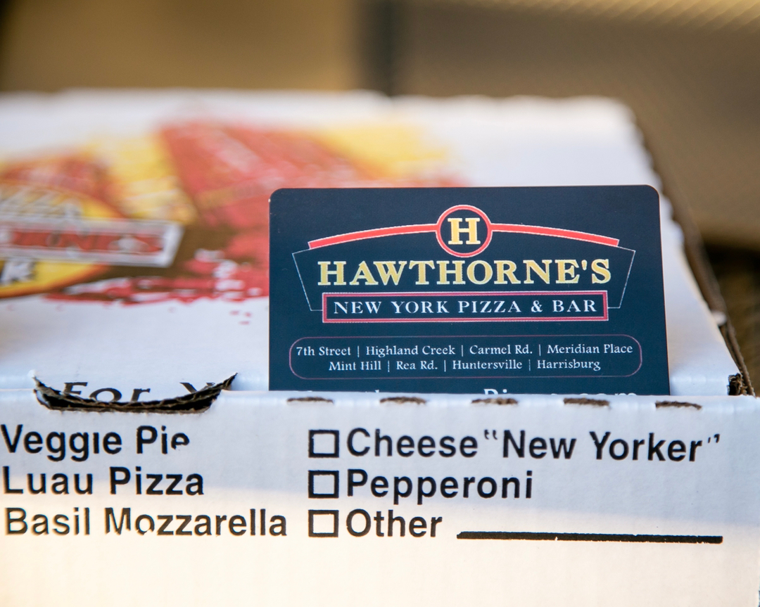 Hawthorne's NY Pizza (@hawthornespizza) on Twitter photo We’re in the final countdown... who do you have left to shop for? No matter who it is, we know they’d love a Hawthorne’s gift card! Order online or stop in for your easiest shopping trip yet. 🎁 The perfect last minute gift for everyone on your list! Get an extra $20 in g We’re in the final countdown... who do you have left to shop for? No matter who it is, we know they’d love a Hawthorne’s gift card! Order online or stop in for your easiest shopping trip yet. 🎁 The perfect last minute gift for everyone on your list! Get an extra $20 in g