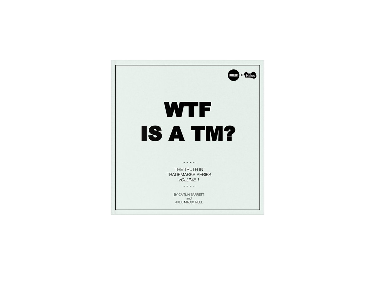 WTF is a TM? Glad you asked. We’re thrilled to introduce Truth in Trademarks Vol 1 - a Haloo x Doublebit Narrative collaboration, written specifically for namers, brand strategists and creatives. This resource - the first in our 6-part series coming your way in 2023. Link in bio!
