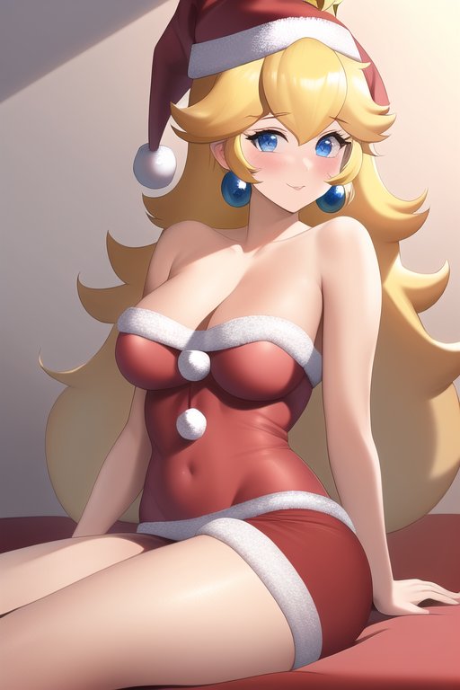 NavaiuArt's tweet image. #princesspeach #santasuit #merrychristmas #christmas #fanart #fanservice #nintendo #mario #mariobros #superprincesspeach #supermario #cuteoutfits #cute #AIArtwork