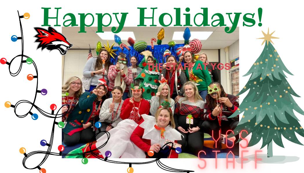 Happy holidays from the staff at YGS! See you next year 😁 @115ygs #smallschoolbiglove