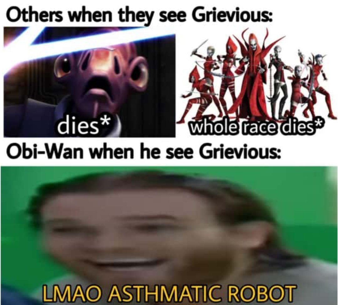 rPrequelMemes's tweet photo. General Kenobi! https://t.co/gLgmGCoxiR https://t.co/5sRR5h8t3t