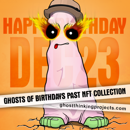 Ghost_think_pro's tweet photo. Happy birthday to everybody celebrating today. Except Brad from high school. He knows why. Have a great day everyone. Not you, Brad. #NFTs #NFTCommunity #NFT #mintingsoon #openseanft #nftprojects #Birthday #birthdaywishes https://t.co/t8DnIwJu6c