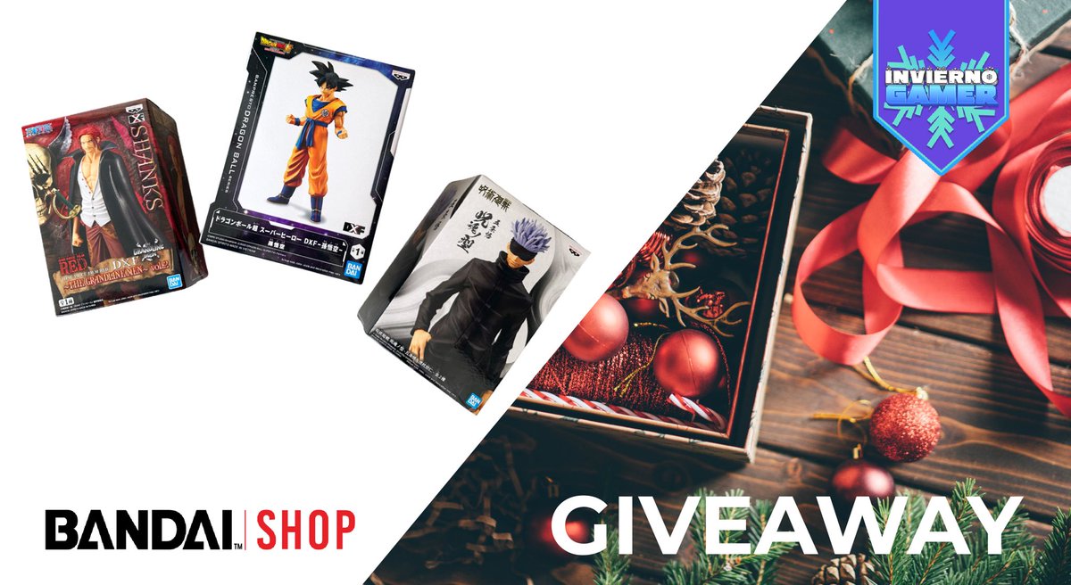 STMNesports's tweet photo. Como parte del #inviernogamer nuestros amigos de @BandaiMexico van a obsequiar estas 3 figuras. Así es, habrá 3 ganadores.
Para participar hay que seguir a @STMNesports @BandaiMexico y @n_earz, dar ❤️ y RT a este tweet.
Mucha suerte y felices fiestas. https://t.co/Fw7W9tVPfZ