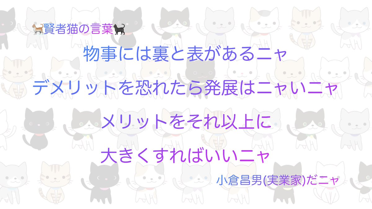 【🐈猫🐈‍⬛】改革の名言pt.4 賢者猫の言葉
youtu.be/b1rUaG_El3I