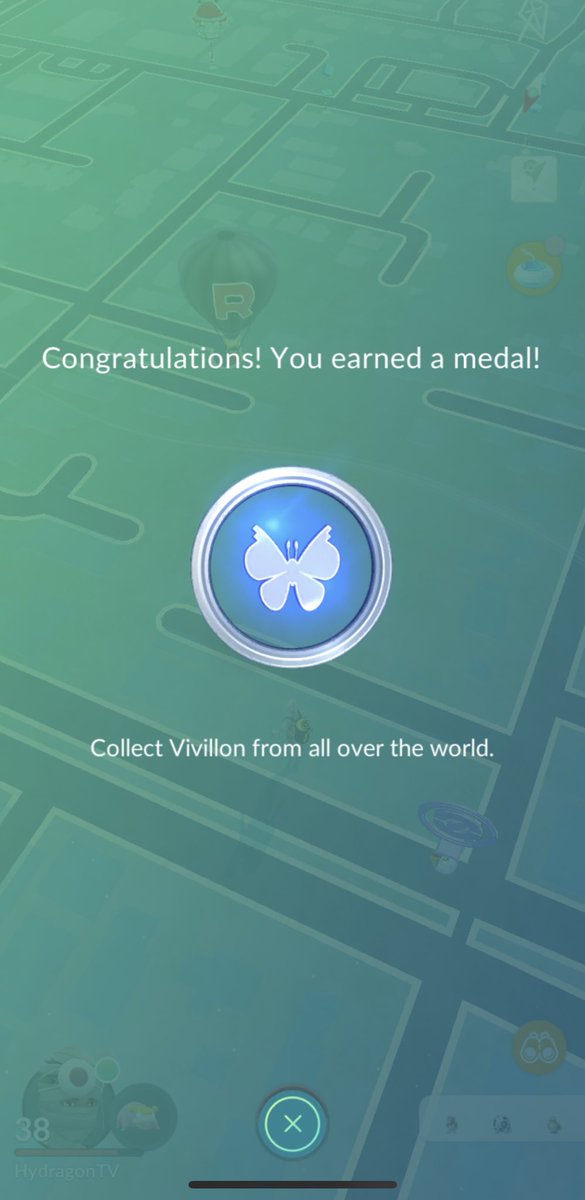 HydragonTTV's tweet photo. Letβs gooo!!! I completed all the locational objectives, now to start evolving my #Scatterbugs! π¦
#PokemonGO #Vivillon https://t.co/TKU342ZMte