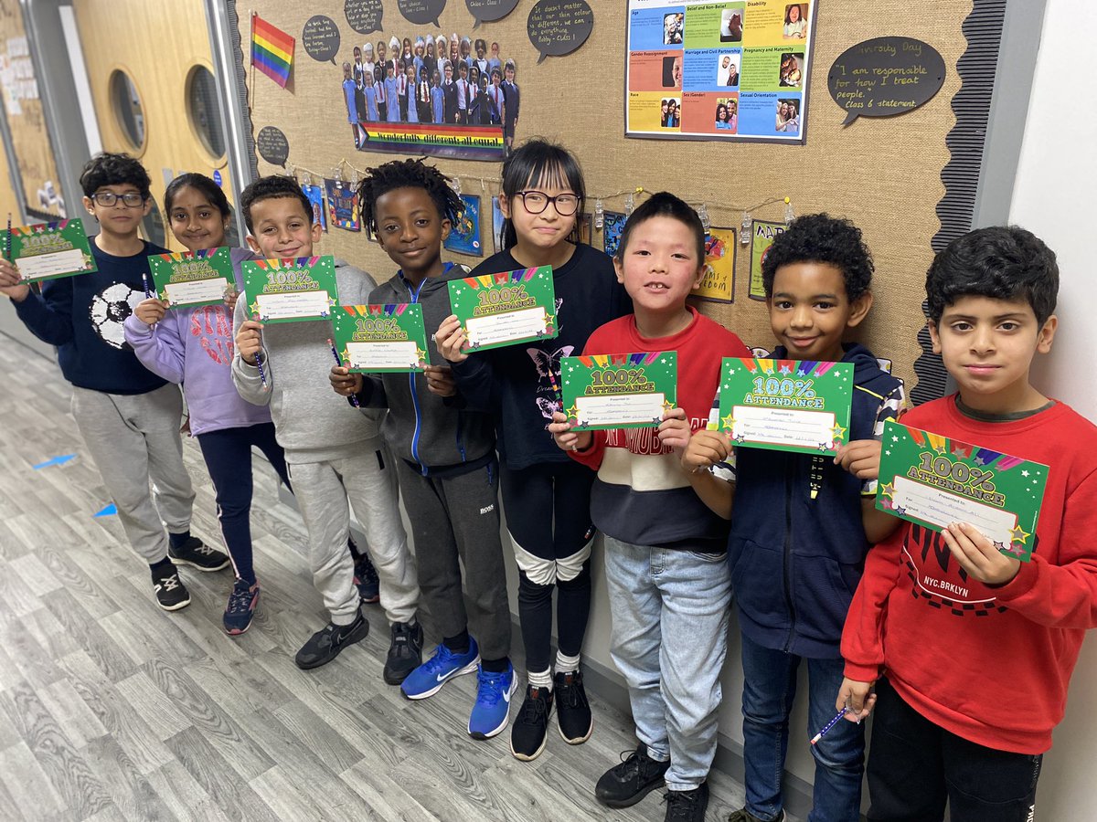 PleasantStPrim's tweet photo. Congratulations to our 97%+ attendance winners and to the children who had improved attendance this term 👏👏👏 https://t.co/PG5pfx8rGV
