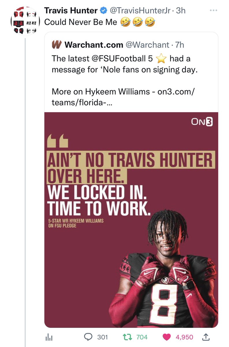 Barstool Colorado on Twitter "This Hykeem Williams Travis Hunter