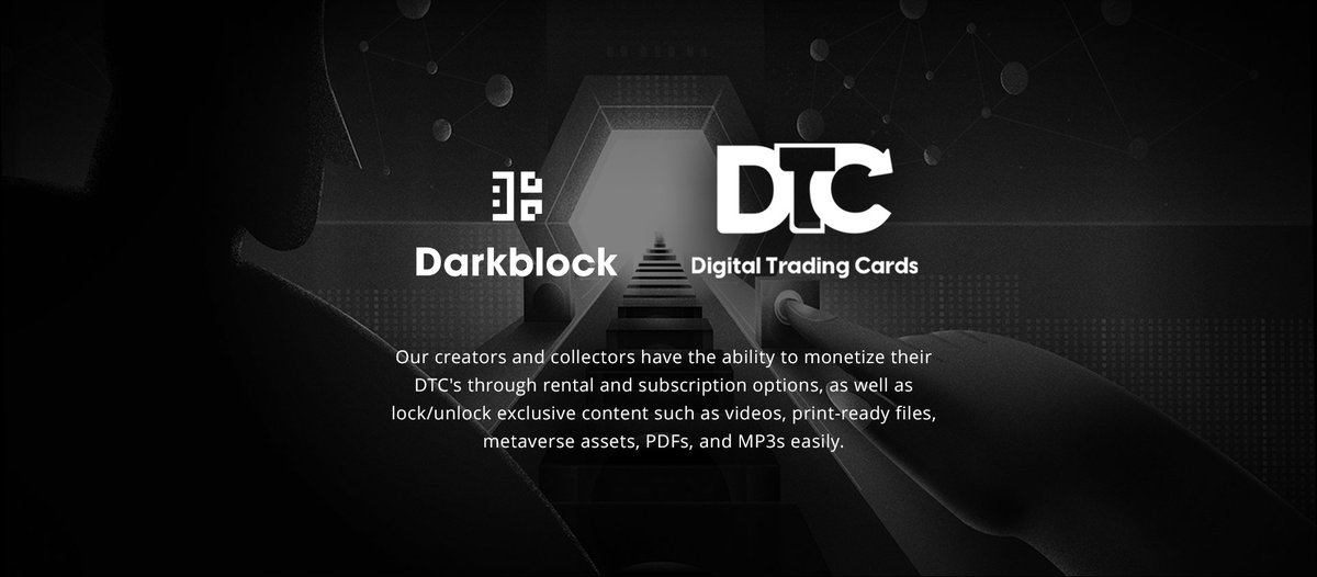 paceman's tweet image. DigitalTradingCards.com Taps Darkblock to Provide Decentralized Unlockable Content darkblock.io/news/digitaltr… 

#digitalcollectibles #polygonnetwork #darkblock #blockchain #decentralized #Metaverse #NFTCommunity #unlockable