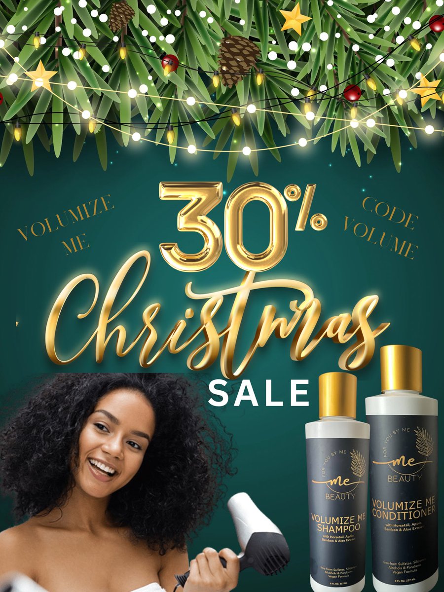 BEAUTYMDSTUDIOS's tweet photo. IS YOUR HAIR LACKING VOLUME? DO YOU NEED TO BRING IT BACK TO LIFE? OUR VOLUMIZE ME SHAMPOO AND CONDITIONER WILL DO WONDERS 🌿 Use code: VOLUME for 30% off ✨

#fyp #hairproducts #femalehairstylist 
#frontalwig #viral #curlyhair #lightbabyhairs #foryoupage https://t.co/H3D2NsFuQU