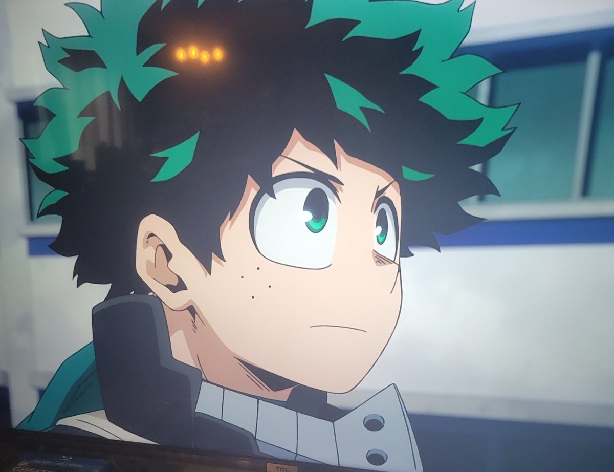 MySpyxFamily's tweet photo. I'm in the living room watching My Hero Academia Season Four. My sister said, "Let's watch the grinch and I said, "After this battle." Hehe, she doesn't know the battle is basically mostly the whole Season. Hehe. #MyHeroAcademia #Bnha #mhas4 https://t.co/heW4OjRqI3