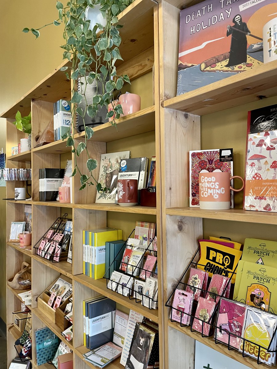 Need some last minute gift ideas that AREN’T books? We’ve got a whole wall full of them. From stickers to planners and stationery, stocking stuffers are easy this year. You still have a few days left!